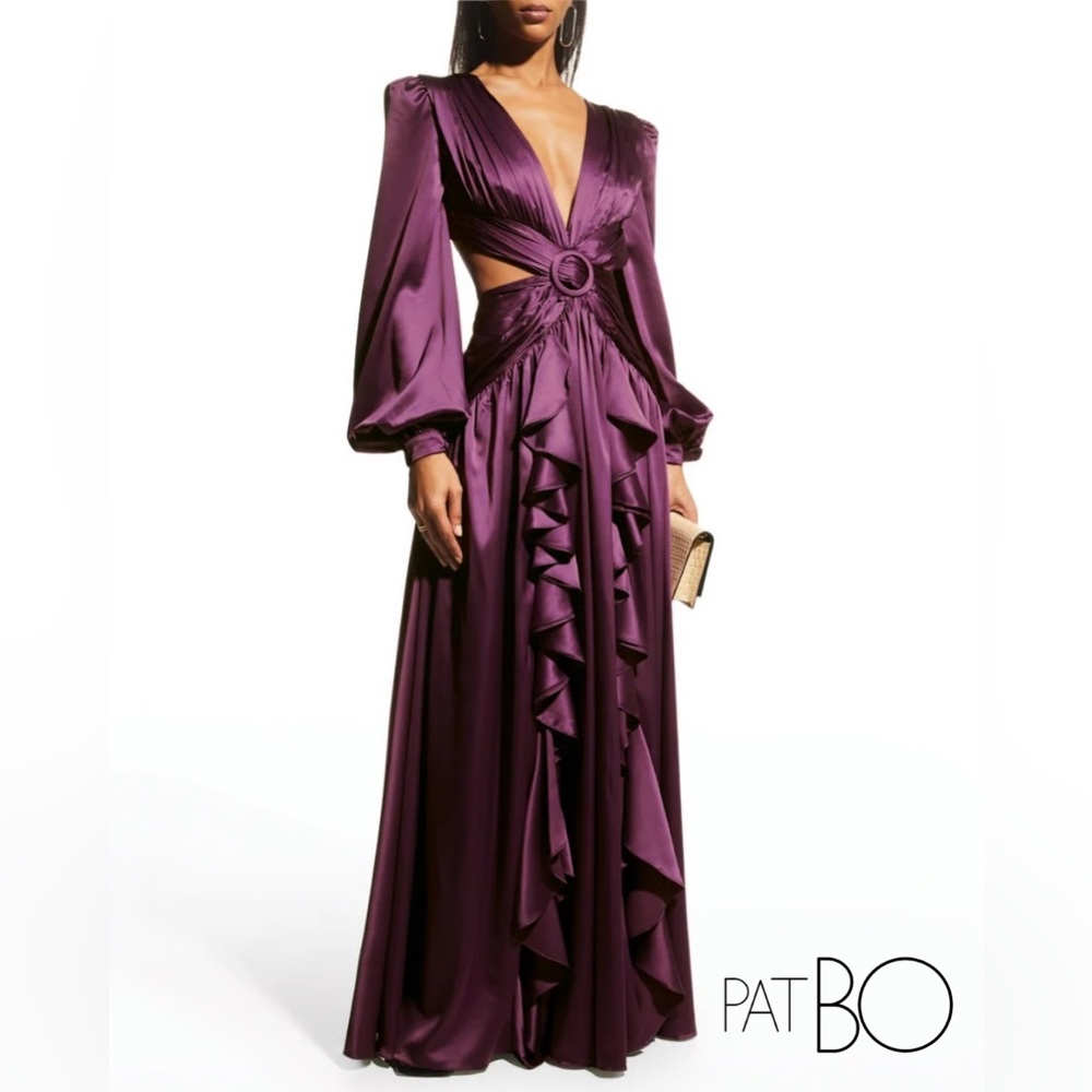 Elegant Purple Evening Gown